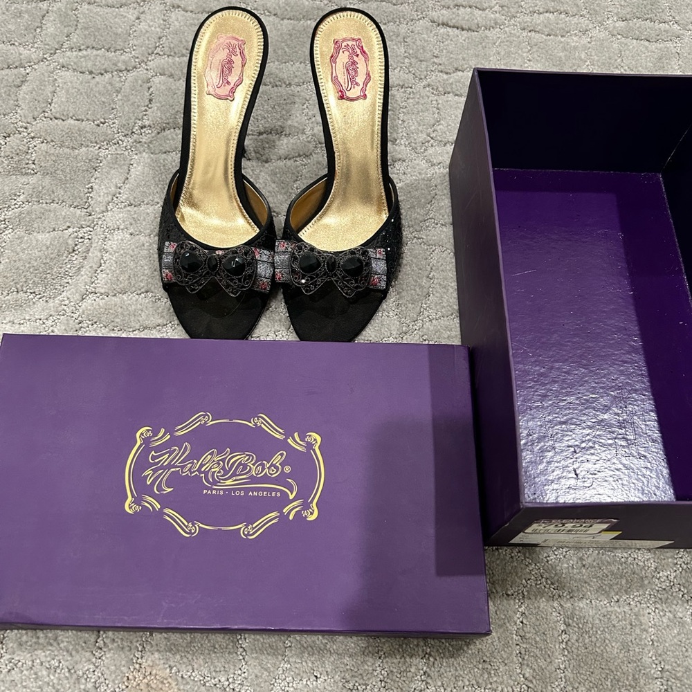 Hale Bob women’s glitter heel size 8
